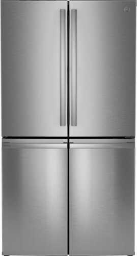 Rent to own GE Profile - 28 Cu. Ft. 4-Door French Door Smart Refrigerator with Fully Convertible Temperature Zone - Stainless Steel