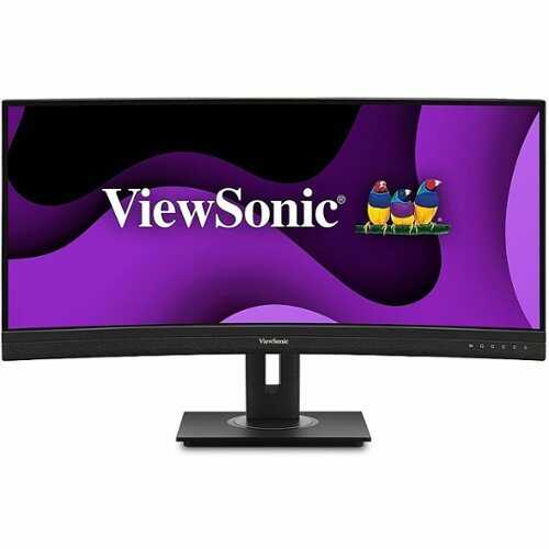 Rent to own ViewSonic - VG3456C 34" IPS LCD Curved UWQHD 60Hz Monitor (HDMI, DP, USB-C) - Black