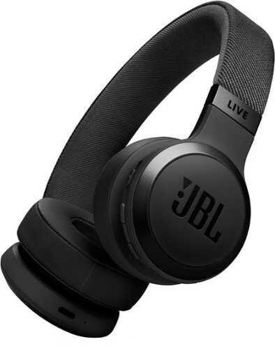 Rent to own JBL - Wireless On-Ear Headphones with True Adaptive Noise Cancelling - Black