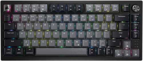 Rent To Own - CORSAIR - K65 PLUS WIRELESS 75% RGB Mechanical Gaming Keyboard - Black/Gray