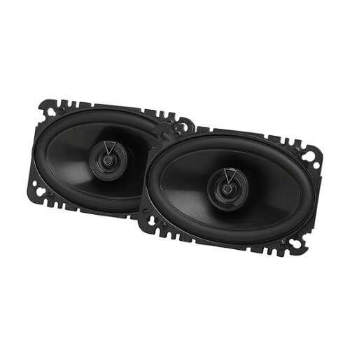 Rent to own JBL - 4” X 6” Two-way car audio speaker no grill - Black