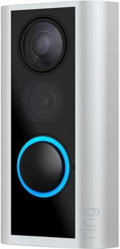 Rent to own Ring - Peephole Cam Video Doorbell - Battery - Satin Nickel
