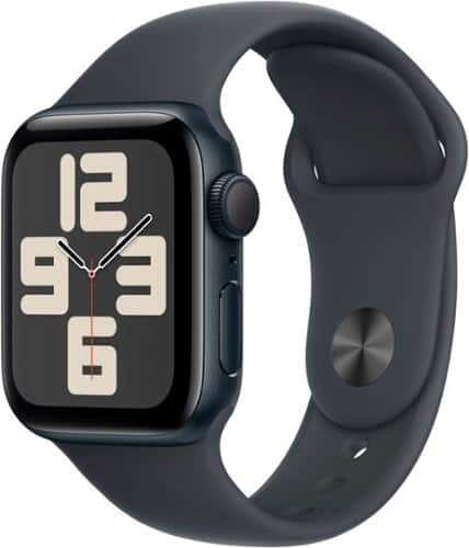 Rent to own Apple Watch SE 2nd Generation (GPS) 40mm Aluminum Case with Midnight Sport Band - S/M - Midnight