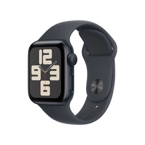 Rent to own Apple Watch SE (GPS) 40mm Aluminum Case with Midnight Sport Band - M/L - Midnight