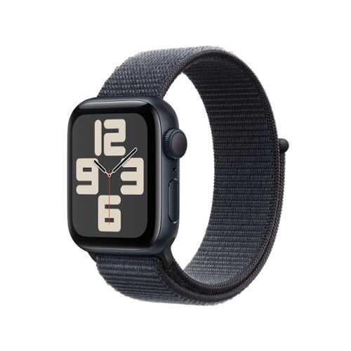 Rent to own Apple Watch SE (GPS) 40mm Aluminum Case with Ink Sport Loop - Midnight