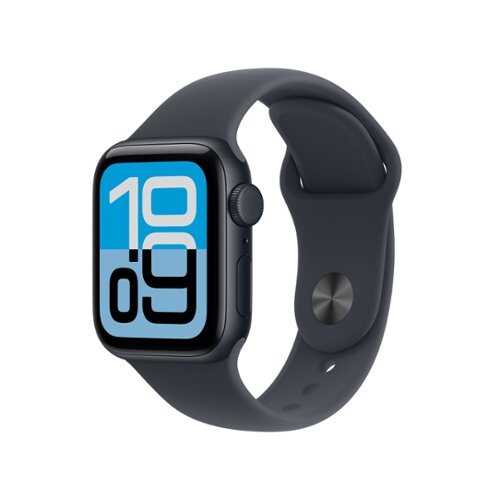 Rent to own Apple Watch SE 3 (GPS+Cellular) 40mm Midnight Aluminum Case with Midnight Sport Band - M/L - Midnight - (2025)
