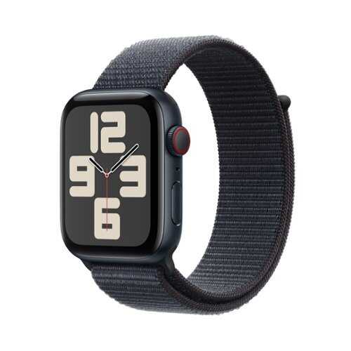 Rent to own Apple Watch SE (GPS+Cellular) 44mm Aluminum Case with Ink Sport Loop - Midnight