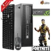 Rent to own Restored Gaming HP EliteDesk 800 G1 sff Computer Desktop PC, Intel Core i5 Processor, 16GB Ram, 500GB Hard Drive, NVIDIA GeForce GT 1030 DDR5, includes WiFi, Windows 10 (Refurbished)