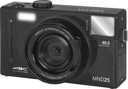 Rent to own Minolta - MND25 48.0 Megapixel 4K Video Digital Camera - Black