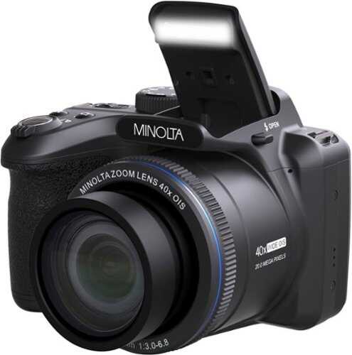 Rent to own Minolta - ProShot MN40Z 20.0 Megapixel Digital Camera - Black