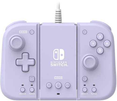 Rent to own HORI Split Pad Compact Attachment Set (Lavender) - Officially Licensed By Nintendo - Lavendar