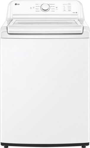 Rent to own LG - 4.3 Cu. Ft. High-Efficiency Top Load Washer with SlamProof Glass Lid - White