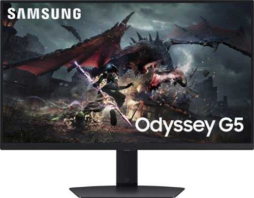 Rent To Own - Samsung - Odyssey G50D 27" QHD IPS 180Hz 1ms, Gaming Monitor with HDR 400 (DisplayPort, HDMI) - Black