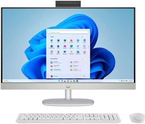 Rent to own HP - 27" Full HD Touch-Screen All-in-One with Adjustable Height - Intel Core Ultra 7 - 16GB Memory - 1TB SSD - Shell White