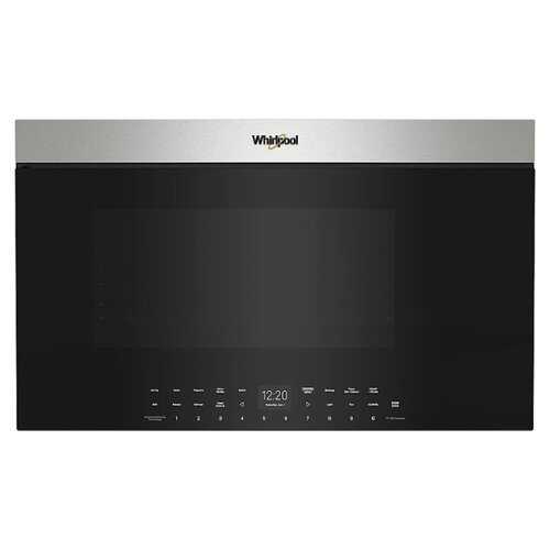 Rent to own Whirlpool - 1.1 Cu. Ft. Over the Range Microwave with Flush Built-In Design - Stainless Steel