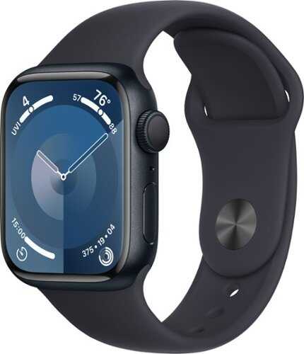 Rent to own Apple Watch Series 9 GPS 41mm Aluminum Case with Midnight Sport Band  (Small/Medium) - Midnight