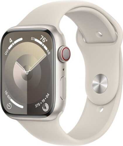 Rent to own Apple Watch Series 9 GPS + Cellular 45mm Aluminum Case with Starlight Sport Band  (Medium/Large) - Starlight (AT&T)