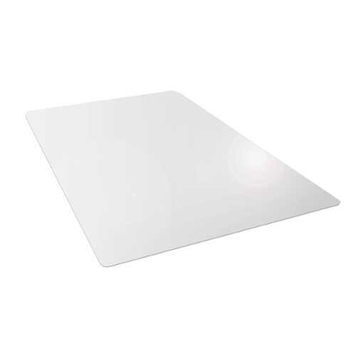 Rent to own Floortex Basic Plus Polycarbonate 48" x 53" Chair Mat for Hard Floor - Clear