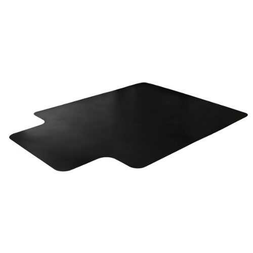 Rent to own Floortex Premium Vinyl Lipped Chair Mat 48" x 60" for Carpet - Black