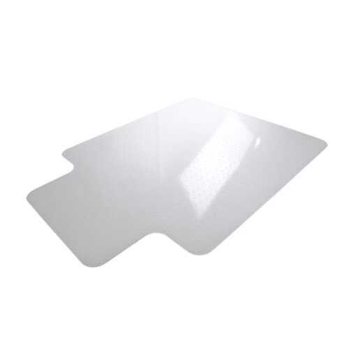 Rent to own Floortex Executive Polycarbonate Lipped Chair Mat 48" x 53" for Deep Pile Carpet - Clear