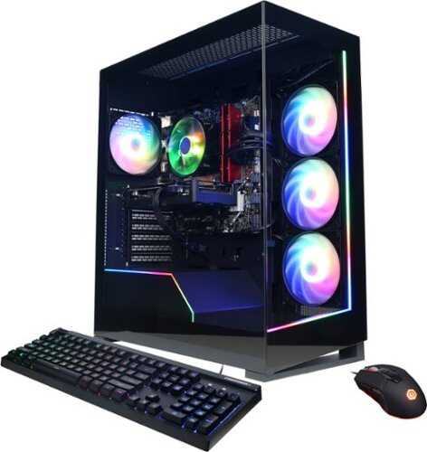Rent To Own - CyberPowerPC - Gamer Master Gaming Desktop - AMD Ryzen 5 5500 - 16GB Memory - AMD Radeon RX 6500 XT 4GB - 1TB SSD - Black