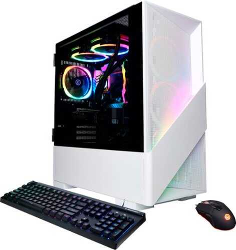 Rent To Own - CyberPowerPC - Gamer Supreme Gaming Desktop - AMD Ryzen 7 7700X - 16GB Memory - NVIDIA GeForce RTX 4060 Ti 16GB - 2TB SSD - White