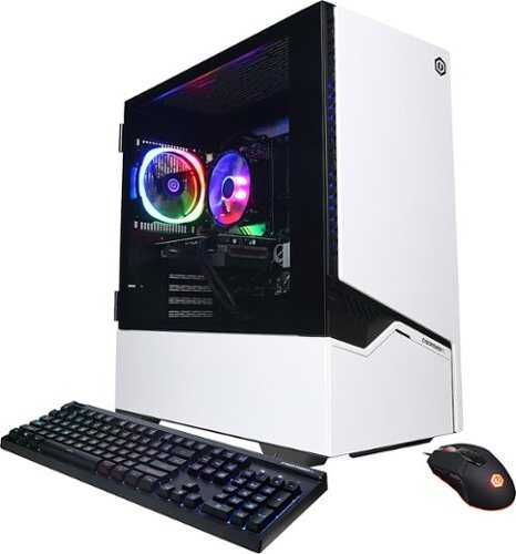 Rent To Own - CyberPowerPC - Gamer Master Gaming Desktop - AMD Ryzen 5 8600G - 16GB Memory - NVIDIA GeForce RTX 4060 8GB - 1TB SSD - White