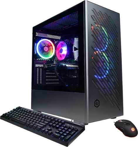Rent To Own - CyberPowerPC - Gamer Master Gaming Desktop - AMD Ryzen 7 8700G - 16GB Memory - NVIDIA GeForce RTX 4060 8GB - 2TB SSD - Black
