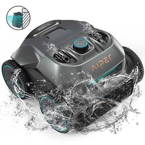 Rent to own Aiper - SG Pro for In-ground Pools 1600sq.ft, 80GPM Suction Power Cordless Robotic Pool Vacuum - Gray
