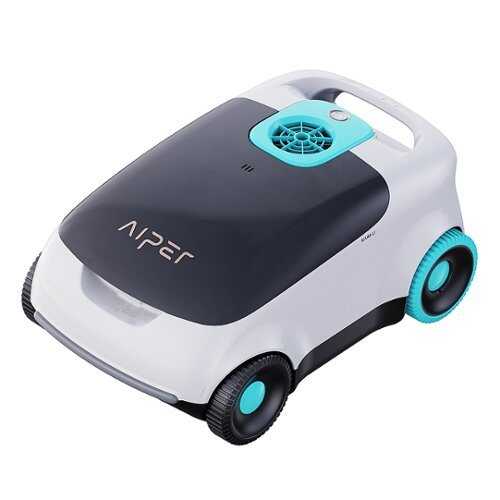 Rent to own Aiper - Scuba L1 Cordless Robotic Pool Cleaner for Above-Ground Pools up to 1100sq.ft & 30° Slope, Automatic Pool Vacuum - White