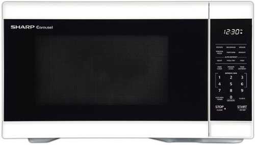 Rent to own Sharp - 1.1 cu. ft. 1000W Countertop Microwave - White