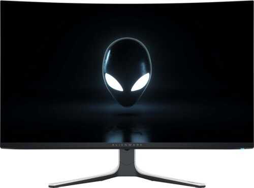 Rent to own Alienware - AW3225QF 31.6" Quantum Dot OLED Curved Gaming Monitor - 240Hz - NVIDIA G-Sync - VESA - HDMI, USB-C - Lunar Light