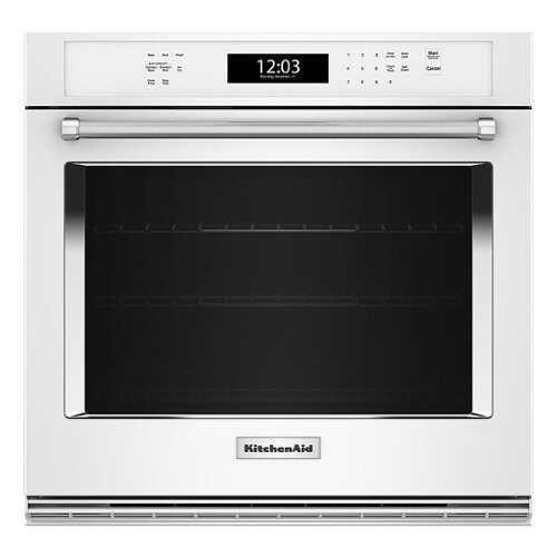 Rent to own KitchenAid - 30" Built-In Single Electric Convection Wall Oven with Air Fry Mode - White