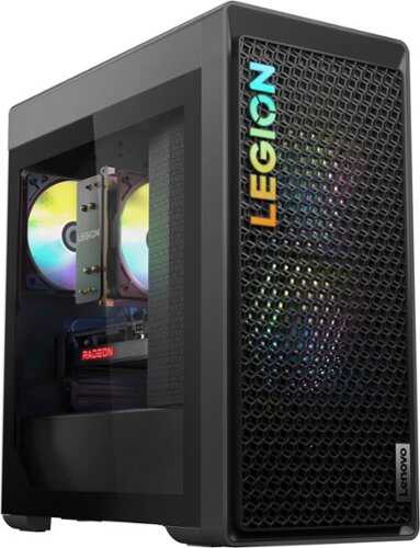 Rent to own Lenovo - Legion Tower 5 Gaming Desktop - AMD Ryzen 7 7700 - 16GB Memory - AMD Radeon RX 7600 - 1TB SSD - Storm Gray