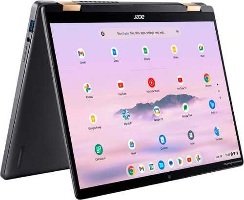 Rent to own Acer - Chromebook Plus Spin 714 Laptop – 14" WUXGA Touch Display - Intel Core Ultra 5 115U – 8GB LPDDR5 – 256GB SSD – Wi-Fi 6E - Steel Gray