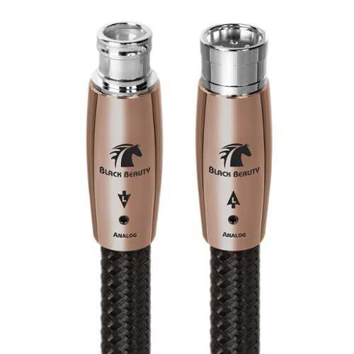 Rent to own AudioQuest - Black Beauty XLR > XLR 3.3' Analog Audio Interconnect Cable - Black on Black