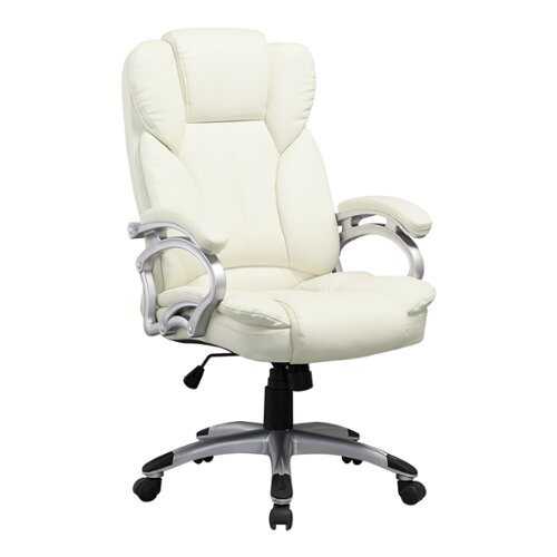 Rent to own CorLiving LOF-418-O Executive Office Chair - White