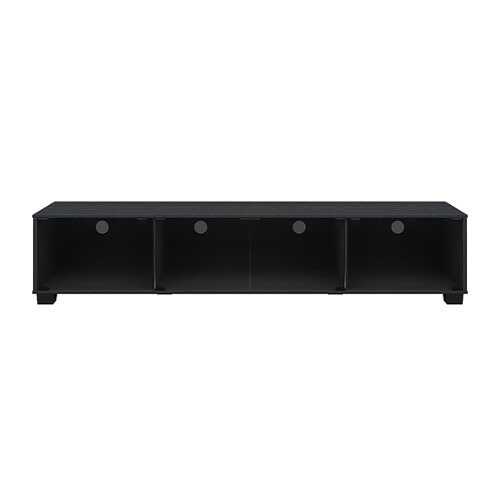 Rent to own CorLiving - Bromley Collection TV Stand with Cabinets for Most TV's up to 85" - Black Ravenwood