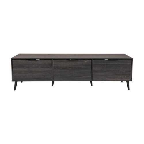 Rent to own CorLiving - Cole Collection TV Stand with Enclosed Cabinets for Most TVs up to 85" - Dark Gray