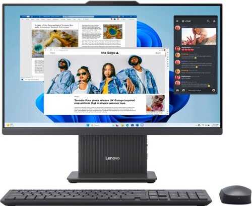 Rent to own Lenovo - IdeaCentre AIO 3 - 23.8" All-In-One - AMD Ryzen 3 - 8GB Memory - 512GB SSD - Luna Grey