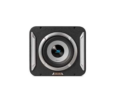 Rent to own Alpine - PrismaLink S2-Series 8" Single Voice Coil 2 ohm Preloaded Subwoofer Wedge Enclosure - Black