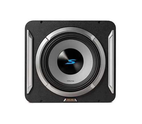 Rent to own Alpine - PrismaLink S2-Series 12" Single Voice Coil 2 ohm Preloaded Subwoofer Wedge Enclosure - Black