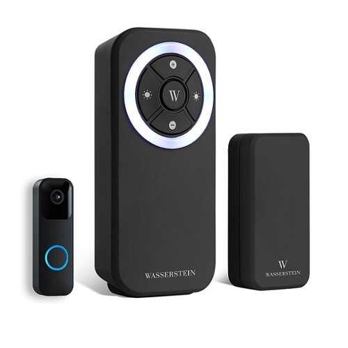 Rent to own Wasserstein - Wireless Battery Operated Doorbell Chime Accessory for Blink Video Doorbell - Black