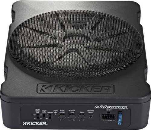Rent to own KICKER - Hideaway 10" Compact Powered Subwoofer - Black