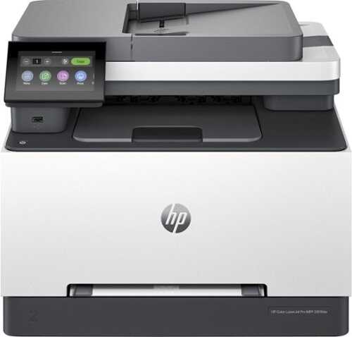 Rent to own HP - LaserJet Pro MFP 3301fdw Wireless Color All-in-One Laser Printer - White & Slate