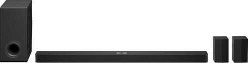 Rent to own LG - 7.1.3 Channel Soundbar with Wireless Subwoofer, Dolby Atmos and DTS:X - Black