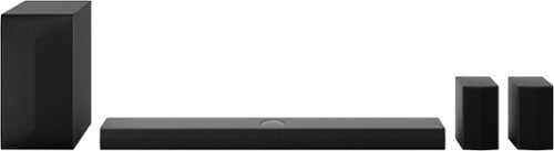 Rent to own LG - 5.1.1-Channel Soundbar with Subwoofer and Rear Speakers, Dolby Atmos - Black