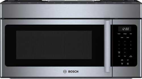 Rent to own Bosch - 800 Series 1.8 Cu. Ft. Convection Over-the-Range Microwave with Sensor Cooking - Black Stainless Steel