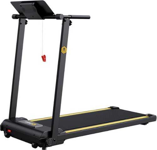 Rent To Own - Urevo - Foldi Mini Folding Treadmill - Black