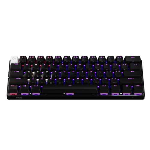 Rent To Own - Logitech - PRO X 60 LIGHTSPEED TKL 60% Wireless Mechanical GX Optical Tactile Switch Gaming Keyboard with LIGHTSYNC RGB - Black